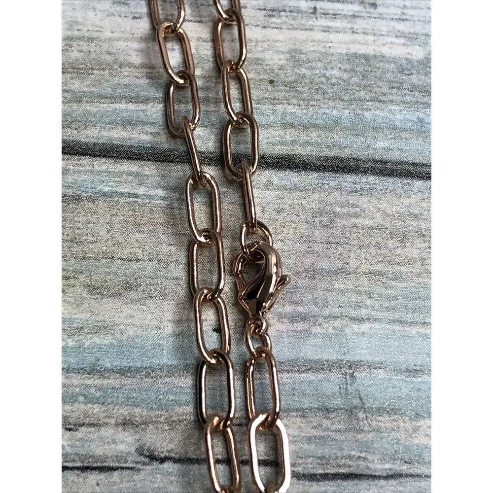 Rose Gold Plated Paper clip 34